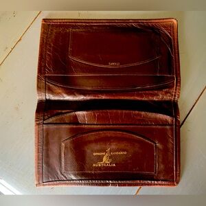 Kangaroo leather wallet